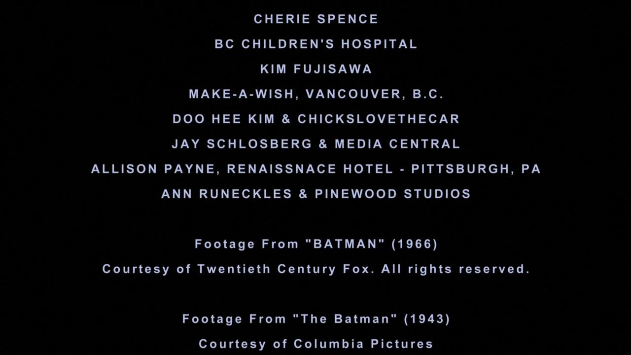 CLTC given credit at the end of Batmobile Documentary