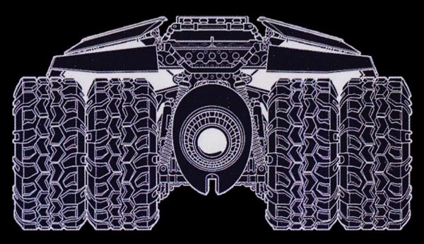 batmobile tumbler blueprints